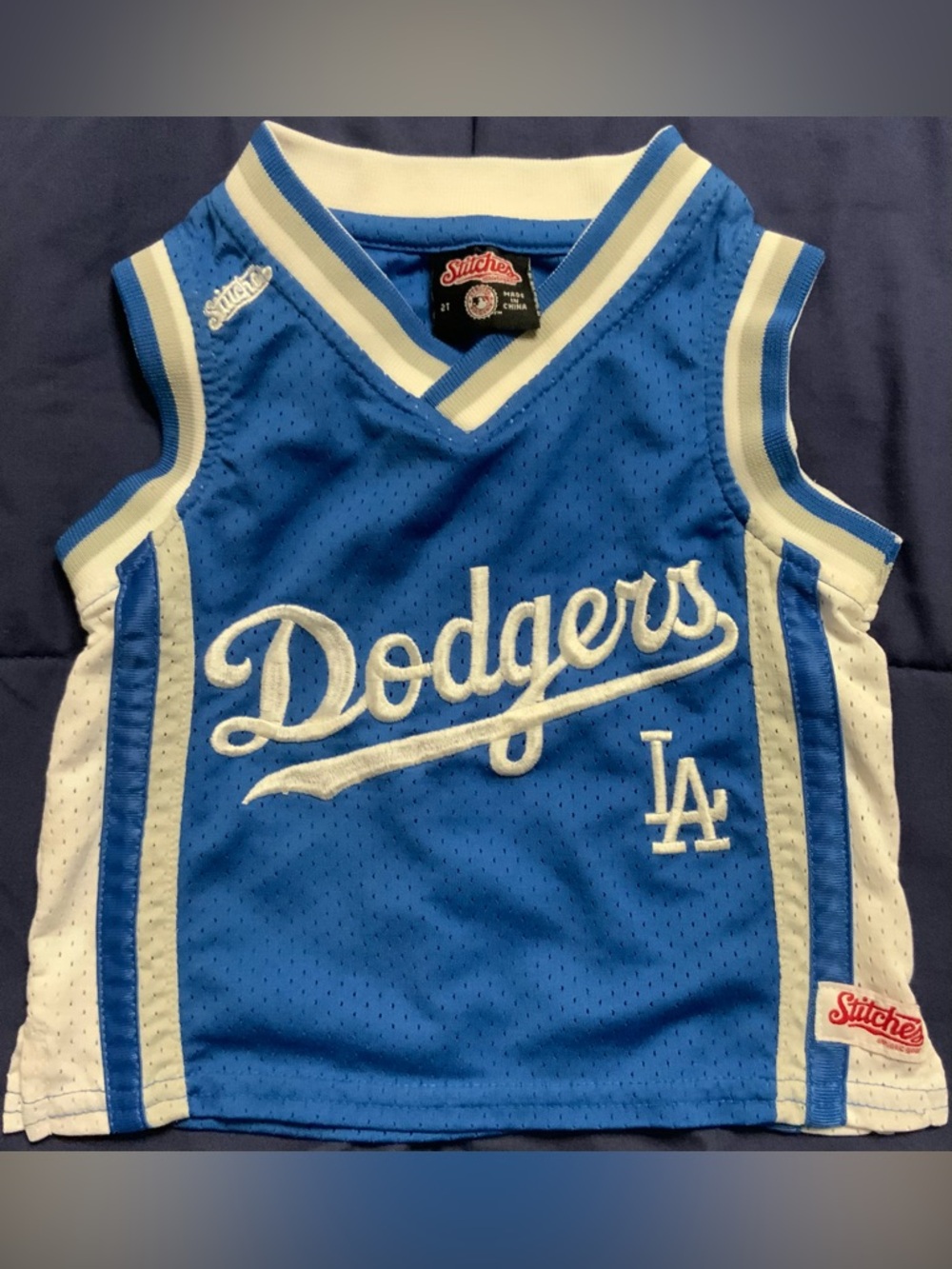 DODGERS Stitches 2T Mesh Jersey